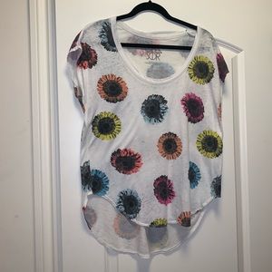 Flower print top